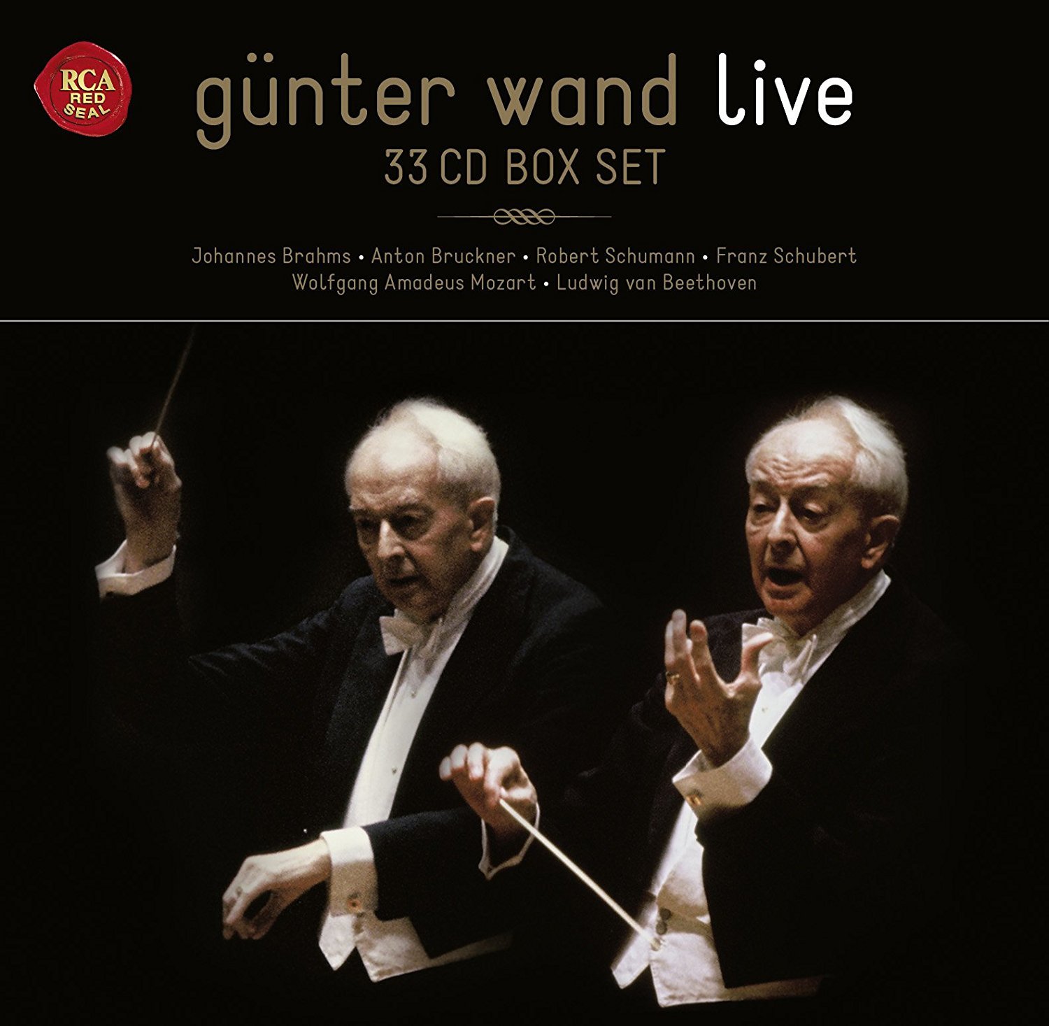 进口cd:汪德指挥现场录音集 günter wand live recordings(33cd)